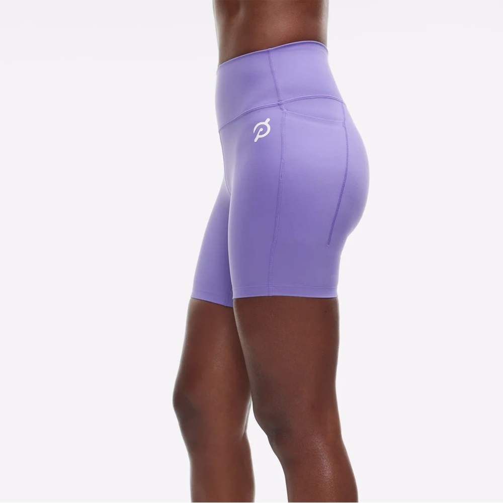 Peloton Cadent High Rise Pocket Bike Short 7 “ - Purple Haze